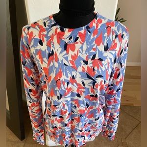 RALPH LAUREN SWEATER (L); multi color print